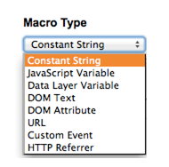 Macros Types - Google Tag Manager