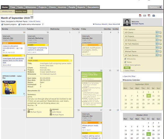 Interval - Role Management and Reporting Software
